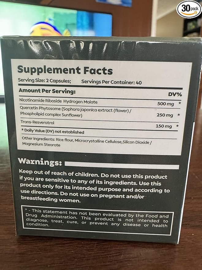 NAD+ Nicotinamida Ribósido + Resveratrol