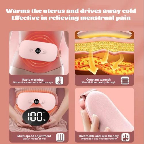 🌸 ReliefBelt Pro – Tu alivio portátil contra los cólicos menstruales